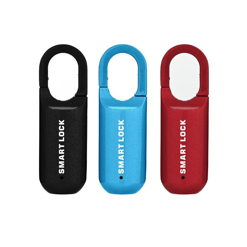 Chytrý biometrický zámek s otiskem prstu lehký design a bezpečnost na cesty s přenosným USB nabíjecím zámkem