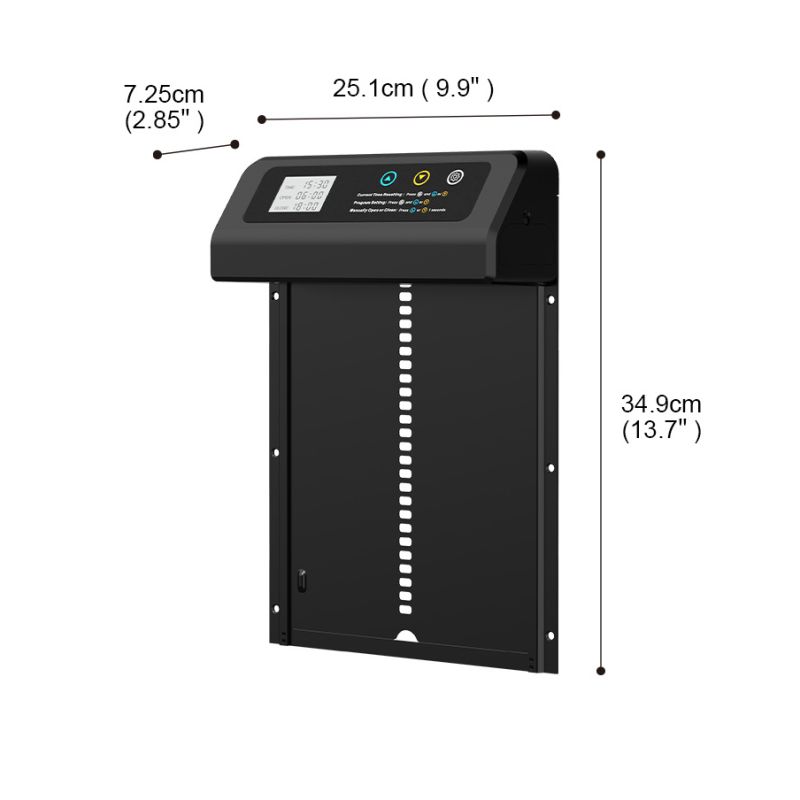 Automatický otvírač dvířek kurníku s časovačem a hliníkovou konstrukcí – Snadné řízení drůbeže!