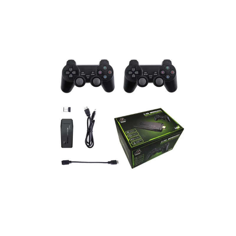 M8 Videoherní konzole 4K s 2.4G bezdrátovým ovladačem 32G 64G model retro hry PS1 Atari až 10000 her