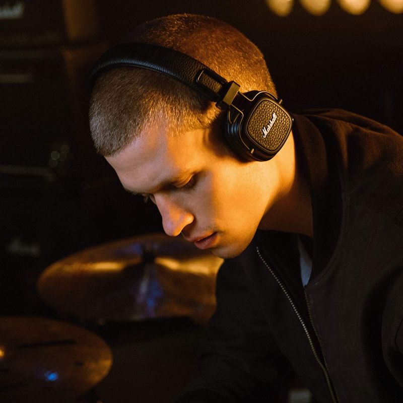 Bezdrátová Bluetooth Major III Sluchátka s mikrofonem, Deep Bass, Skládací, Sportovní, HiFi zvuk, Nové