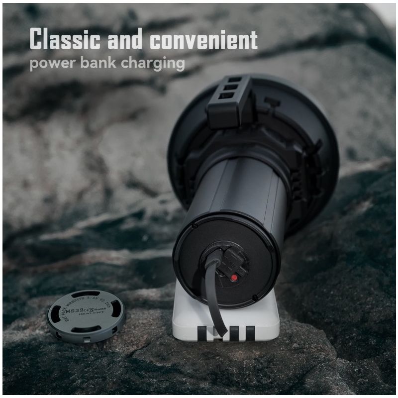 IMALENT MS32 LED svítilna 200000 lumenů, Super Jasná, Odolná pro Venkovní Osvětlení a Záchranu