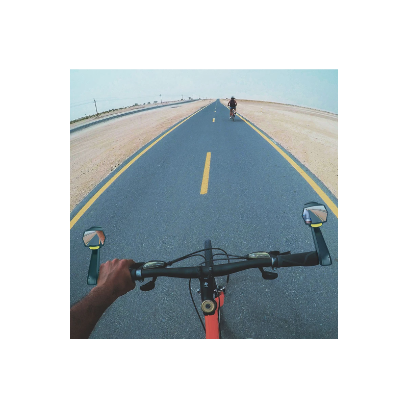 Světlomet CarryBright CB800: Inovativní Cyklistické Světlo s Hliníkovým Zpětným Zrcátkem pro Bezpečnost cyklistů!