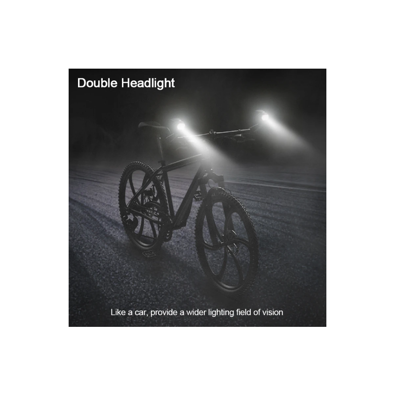 Světlomet CarryBright CB800: Inovativní Cyklistické Světlo s Hliníkovým Zpětným Zrcátkem pro Bezpečnost cyklistů!