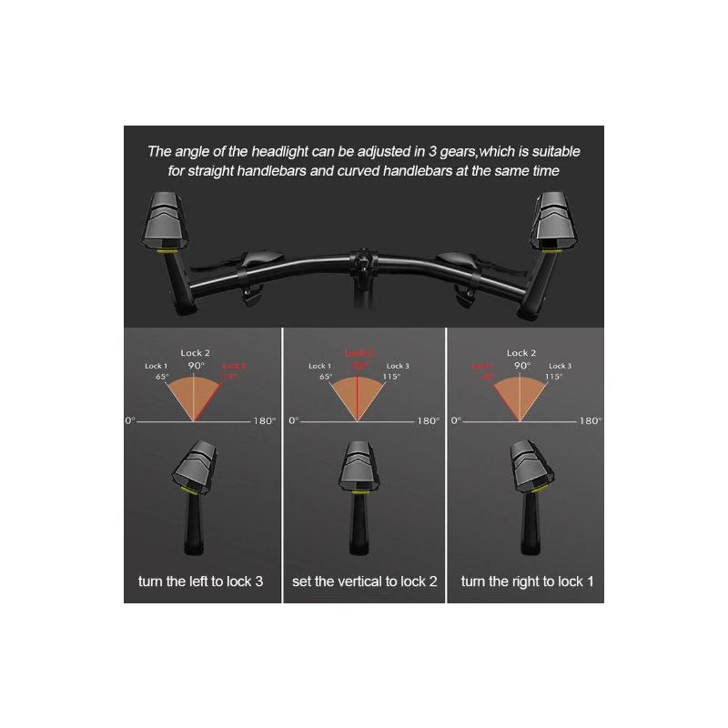 Světlomet CarryBright CB800: Inovativní Cyklistické Světlo s Hliníkovým Zpětným Zrcátkem pro Bezpečnost cyklistů!