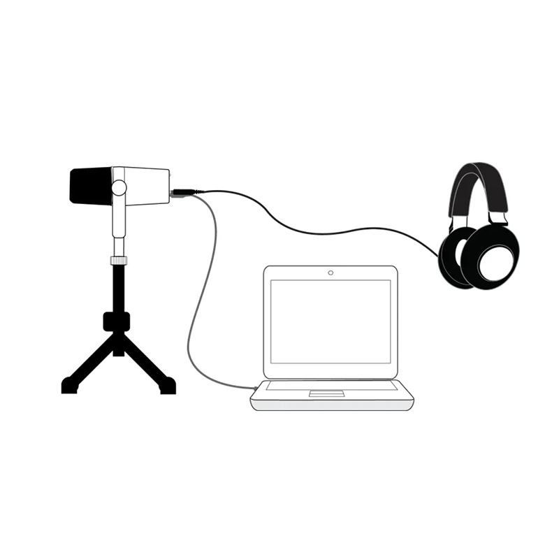 Profesionální dynamický mikrofon MV7 pro podcasty – Zvuková čistota, ideální pro živé vysílání a nahrávání!