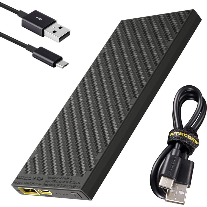 Nitecore NB10000 Gen II ultratenká power banka 10000mAh rychlé nabíjení USB-C lehká a kompaktní do kapsy