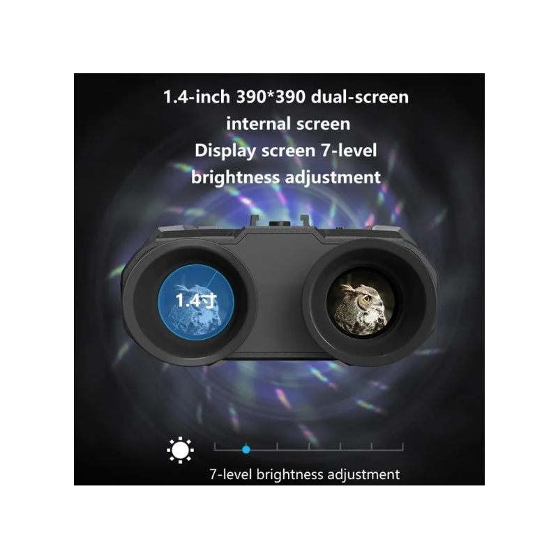 NV8000 Brýle pro noční vidění | Binokulární dalekohled s 4K videem a Naked-3D | Vysoké rozlišení den/noc