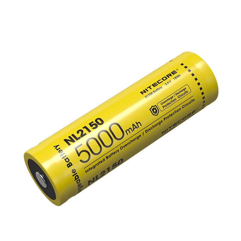 NITECORE NL2150 5000mAh 21700 baterie lehká a odolná pro přenosnou elektroniku a outdoor vybavení
