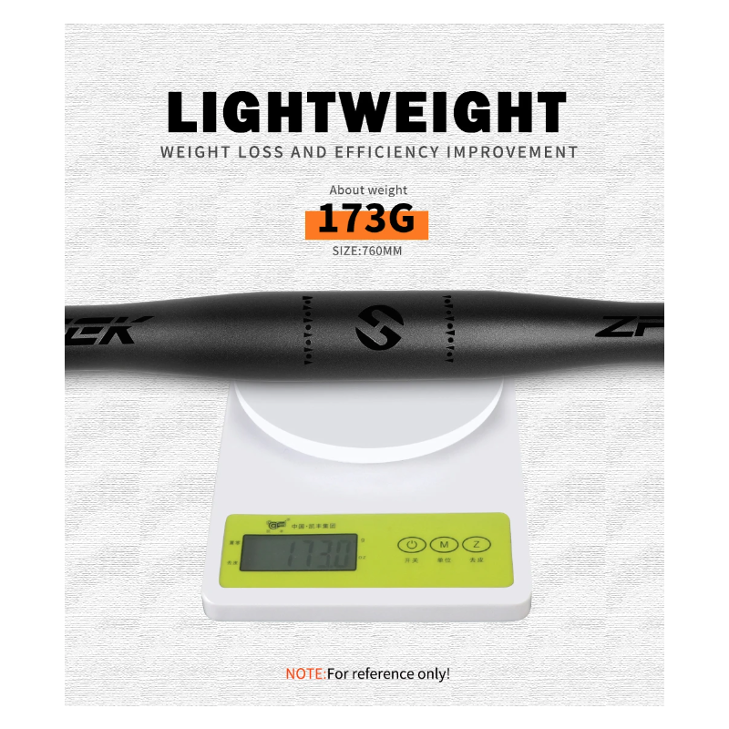 TOSEEK ZF-ONE MTB Karbonová Řídítka 31.8mm Matně Černá 580-760mm pro Jízdní Kolo – Upgrade Kola!