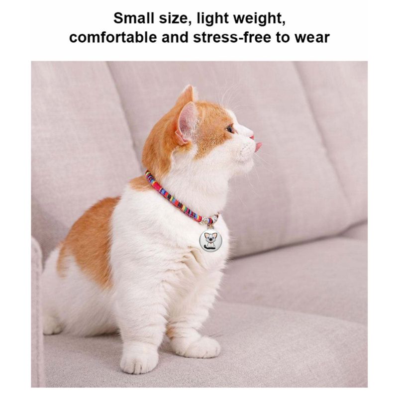 GPS Chytrý Vodotěsný Lokátor pro Kočky a Psy – Sledování Polohy, Odolný proti Ztrátě, IP65 Bezpečnost pro mazlíčky