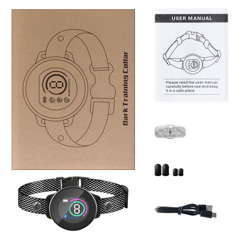 **Potřeby pro domácí mazlíčky: Inovativní zařízení proti štěkání pro trénink psů s rozpoznáním štěkotu & ergonomický design**