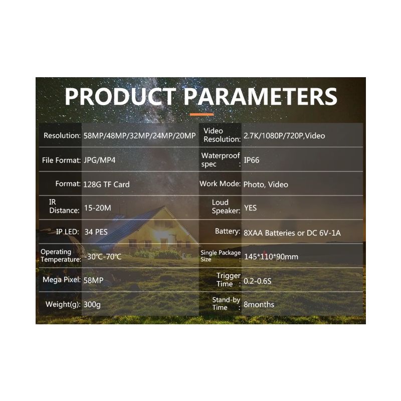 PR700 Trail Kamera na Zvěř s Rychlým Zachycením, Infračervená Kamera pro Monitorování Zvěře a Bezpečnostní Dohlížení