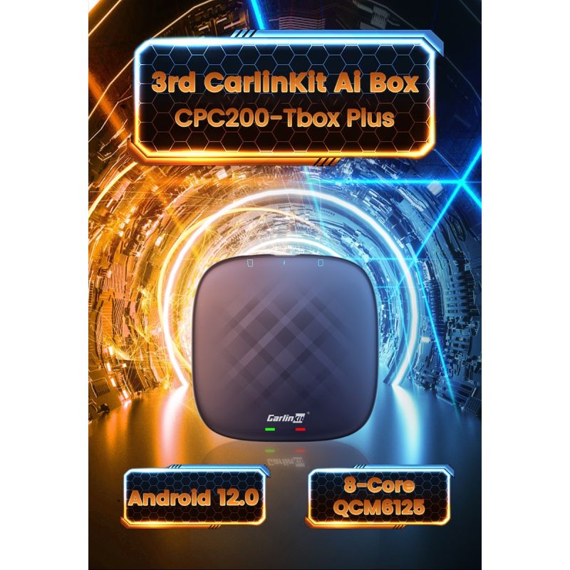 CarlinKit CarPlay Ai Box QCM6125 Android 13 | Mini Wireless na IPTV & Netflix!