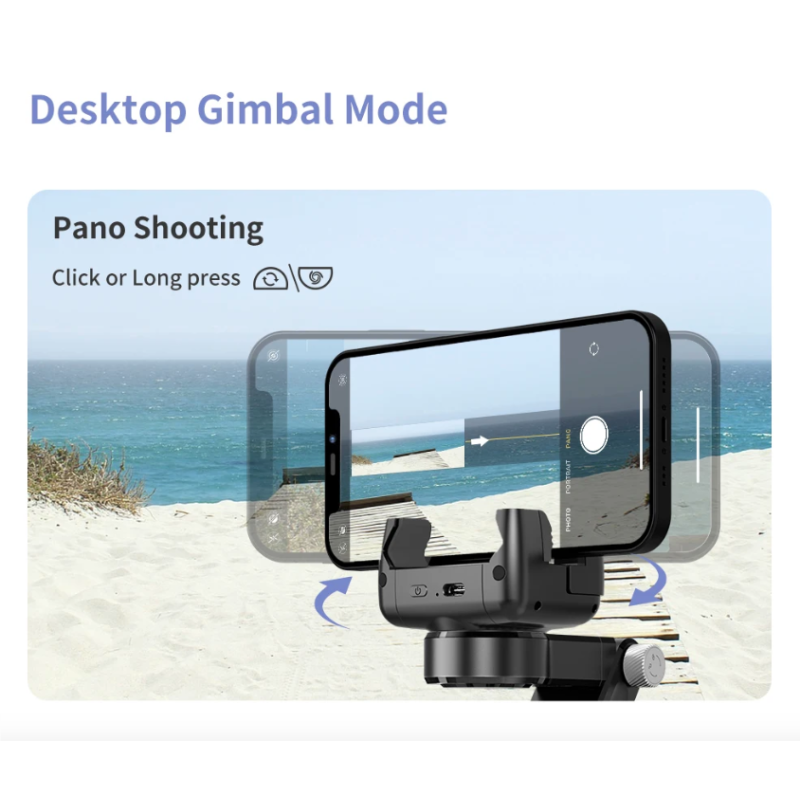 Q18 Selfie Stick Stativ s 360° otočením a gimbalovým stabilizátorem – Inteligentní sledování pro mobilní fotografie