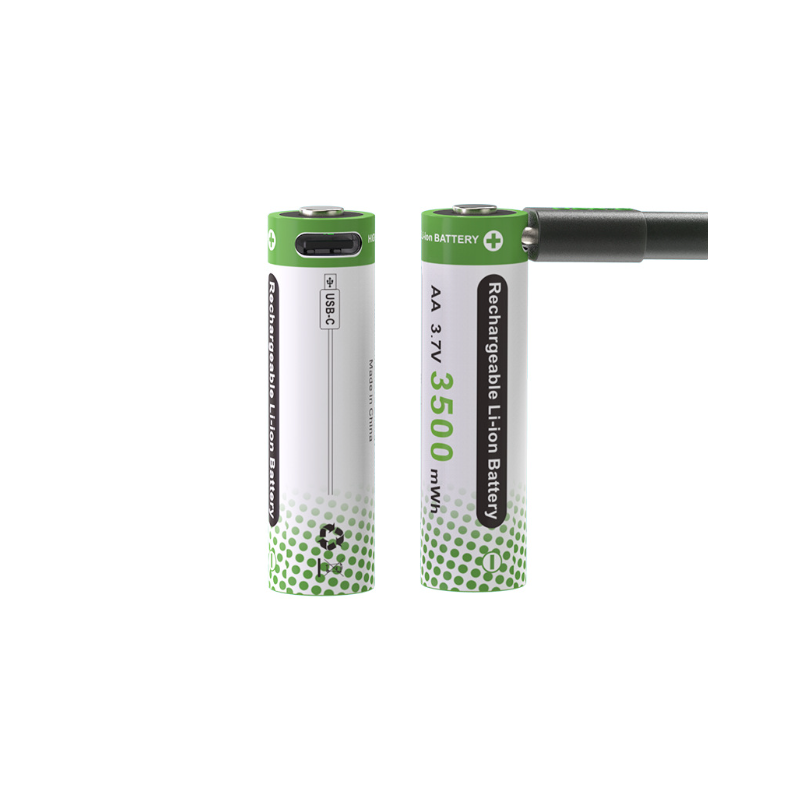 Dobíjecí baterie 3,7 V AA 3500 mWh typu C