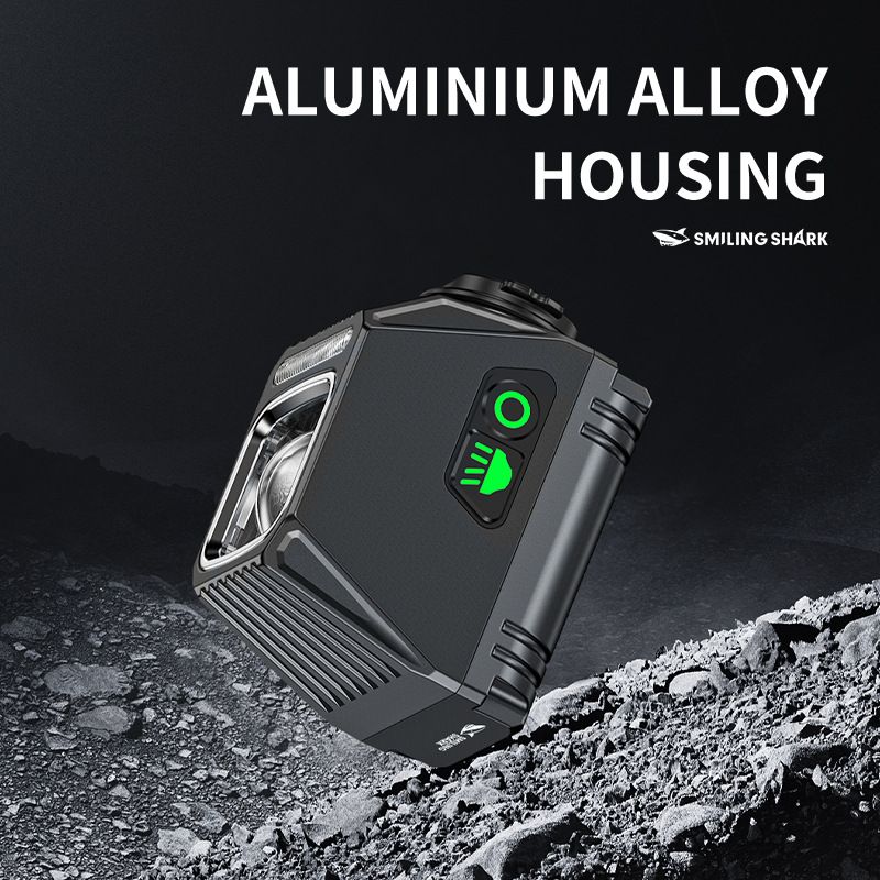 SMILING SHARK EVO1700 Přední Světla na Kolo, USB-C Nabíjecí LED Světlo pro Cyklistickou Bezpečnost