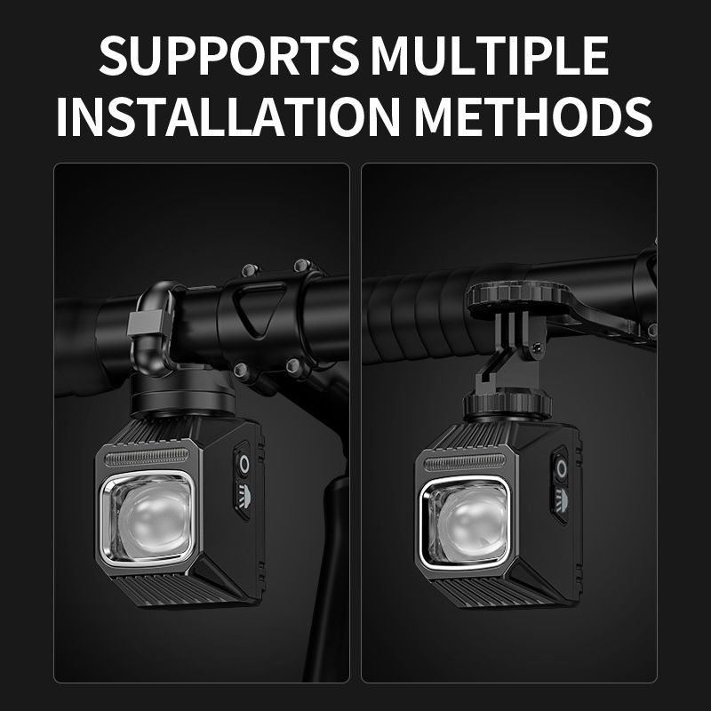 SMILING SHARK EVO1700 Přední Světla na Kolo, USB-C Nabíjecí LED Světlo pro Cyklistickou Bezpečnost