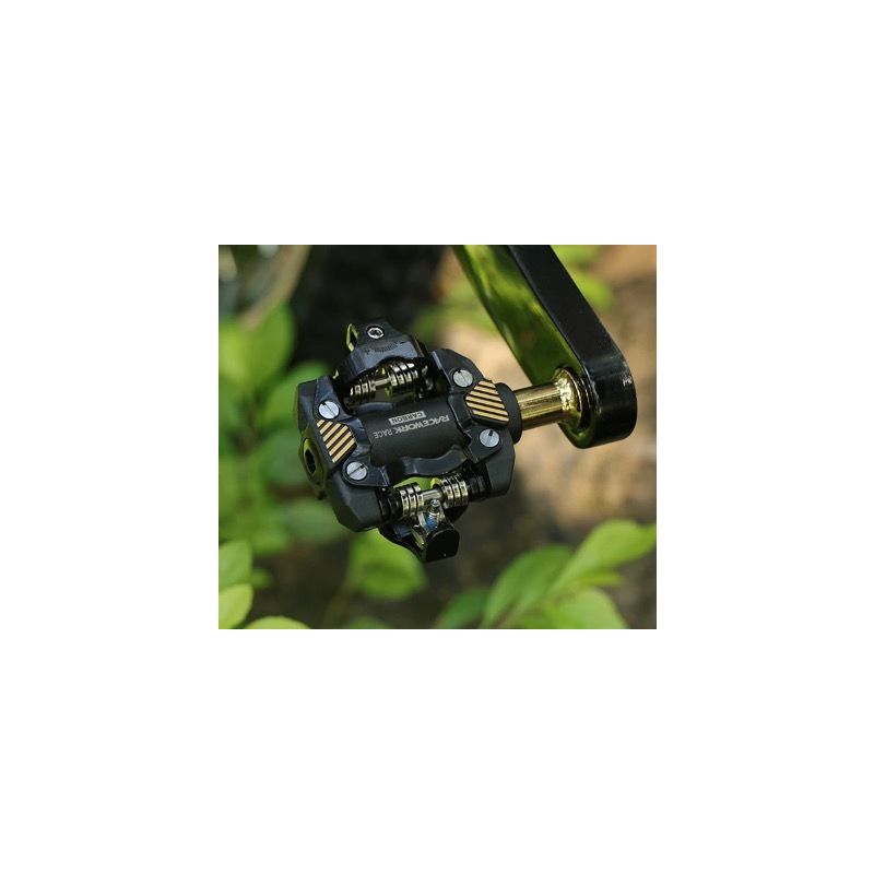 RACEWORK MTB Pedály Samosvorné SPD – Odolné Pedály na Horské Kolo z Chromové Oceli a Uhlíku