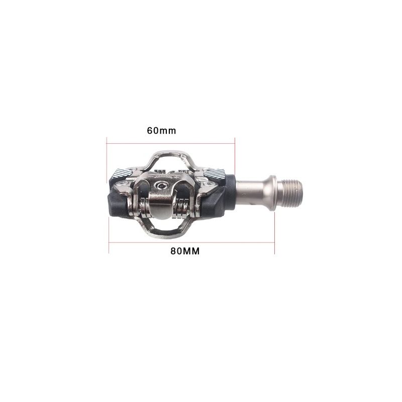 RACEWORK MTB Pedály Samosvorné SPD – Odolné Pedály na Horské Kolo z Chromové Oceli a Uhlíku