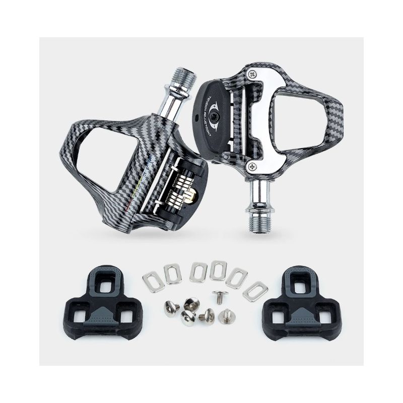 RACEWORK Ultralehké Pedály Silničního Kola - Karbon Samozamykací Ložiska SPD KEO - Upgrade pro Cyklisty