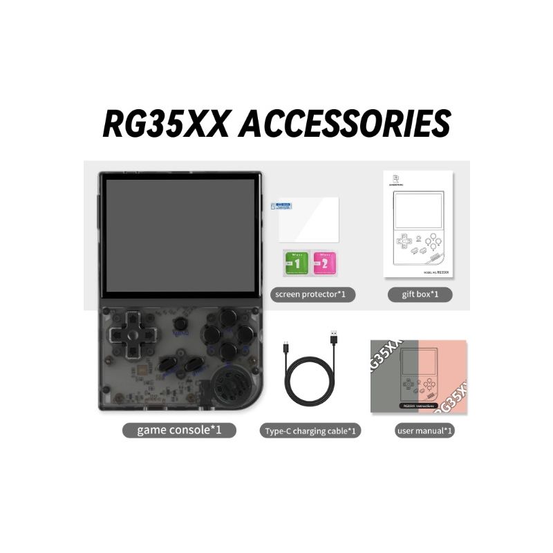 ANBERNIC RG35XX Retro Přenosná Herní Konzole – Nostalgické Hraní & Podpora PSP na 3,5