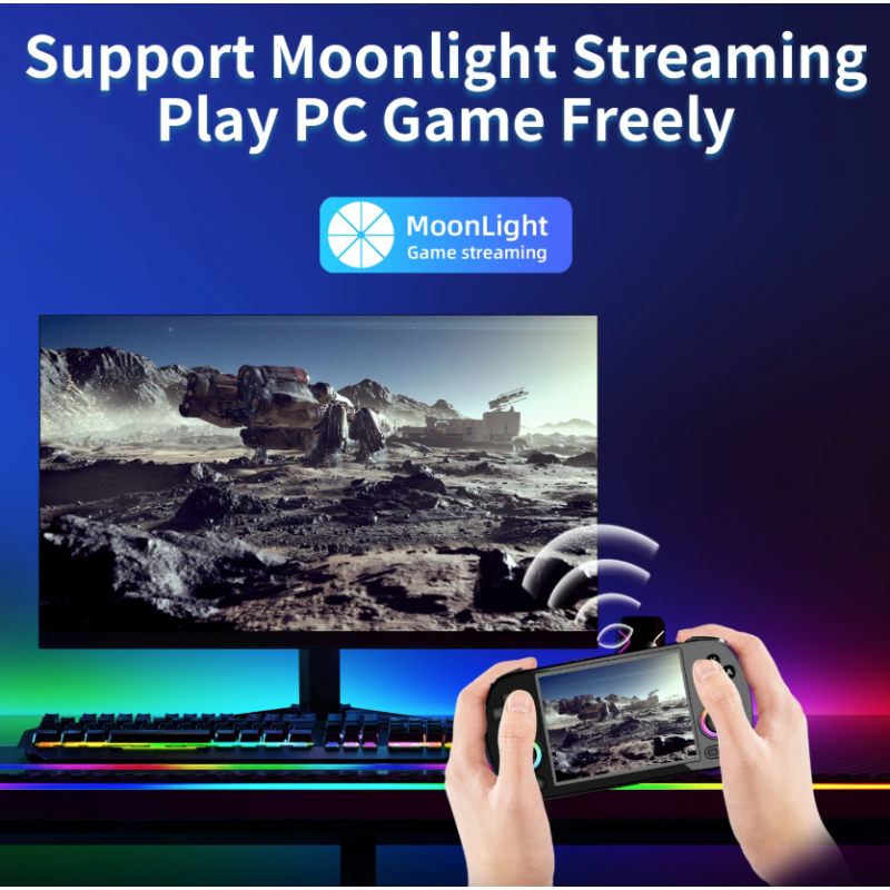 ANBERNIC RG40XX H Retro Herní Konzole | Kapesní Linux 64-bit | 4.0 IPS | 3200 mAh | Klasické Hry