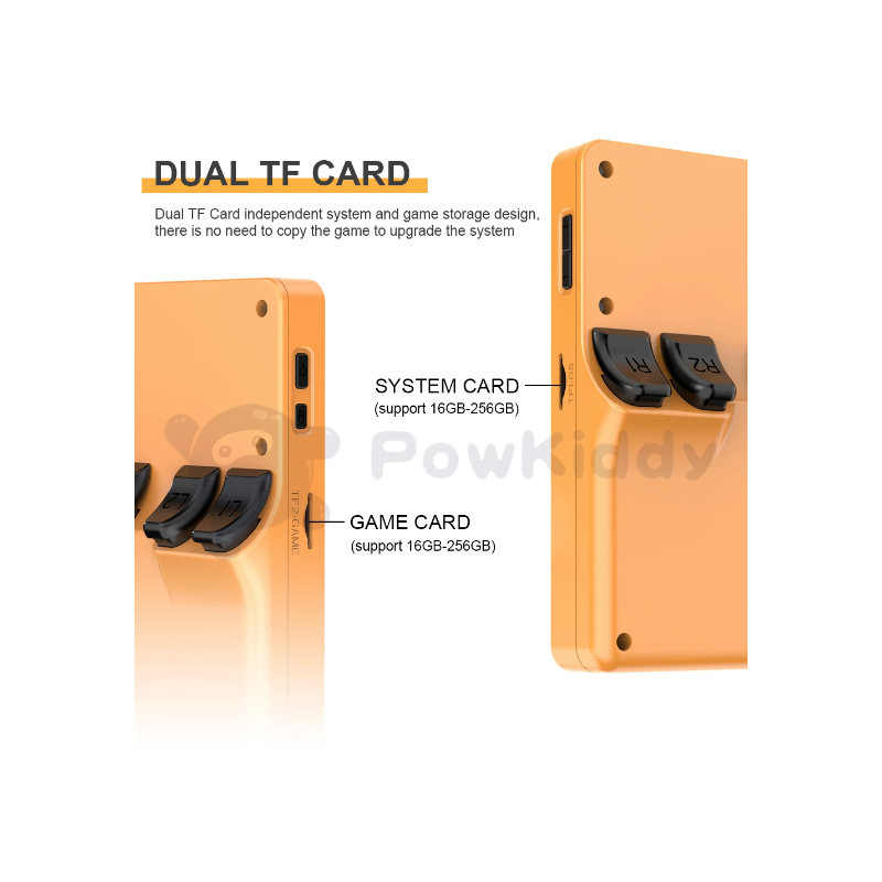 POWKIDDY RGB20S retro kapesní herní konzole, RK3326, 3,5