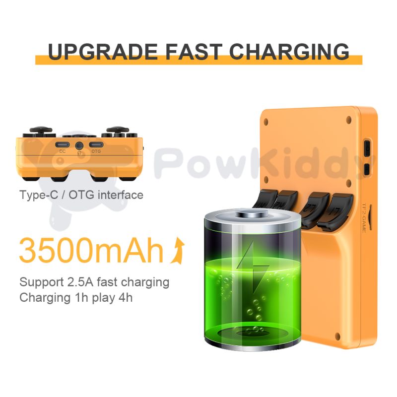 POWKIDDY RGB20S Ruční Herní Konzole - Retro Hraní na 3,5