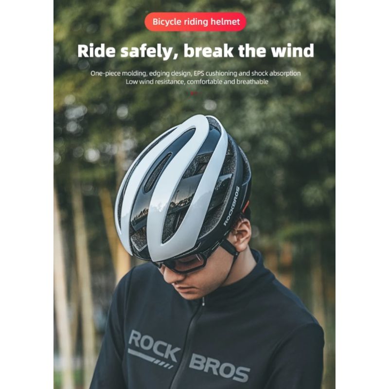 ROCKBROS Ultra Lehká Cyklistická Helma - Odolná MTB Helma pro Stylové Cyklistické Vybavení a Bezpečnost!