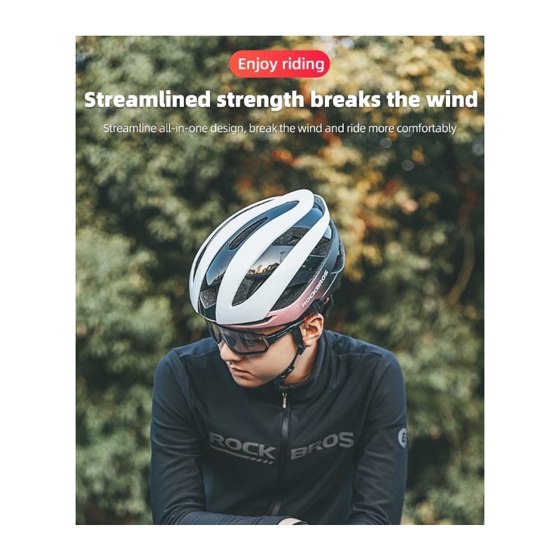 ROCKBROS Ultra Lehká Cyklistická Helma - Odolná MTB Helma pro Stylové Cyklistické Vybavení a Bezpečnost!