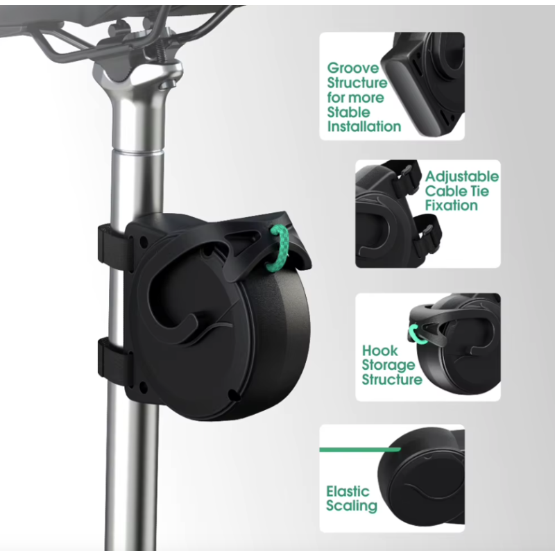 Přenosné Flexibilní Tažné Lano na Kolo Pro Rodič-Dítě Horské Dobrodružství – Bezpečné Cyklistické Příslušenství
