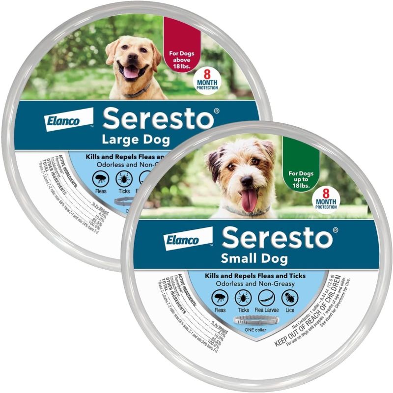 Obojek proti blechám a klí?tatum doporucený veterinárem Seresto pro velké psy 8mesícní ochrana