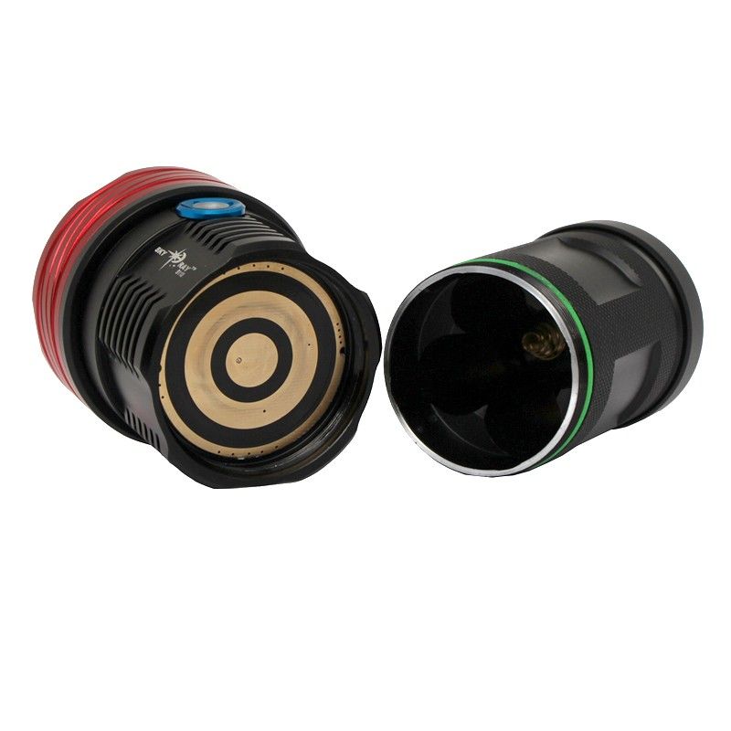 Sky Ray S110 10T6 U2 LED Svítilna – 10 000 Lumenů, Super Jasný, Odolná hliníková Baterka pro Outdoor Dobrodružství!