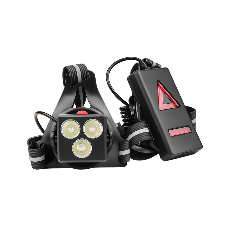 LED hrudní světlo pro bezpečný noční běh | Ultra jasné 500lm, vodotěsné, dobíjecí s 90° nast. úhlem