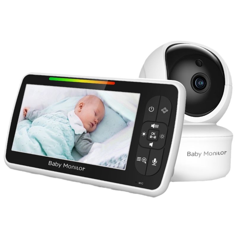 5palcová chůvička s kamerou SM650 HD 720P dlouhá výdrž baterie obousměrný zvuk pro bezpečnost dítěte