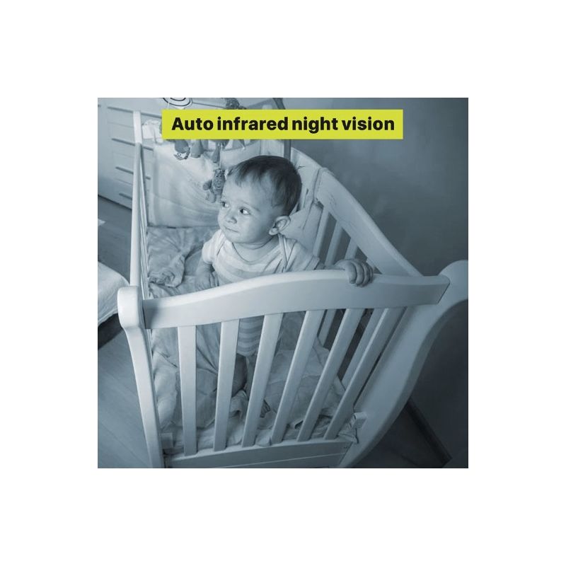 5palcová Video Chůvička s Kamerou SM650 HD 720P – Dlouhá Výdrž Baterie a Obousměrný Zvuk pro Bezpečnost Dítěte a Klidné Rodičovství