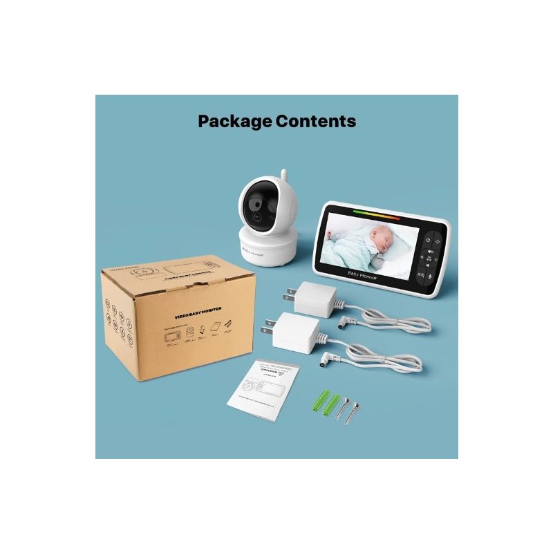 5palcová Video Chůvička s Kamerou SM650 HD 720P – Dlouhá Výdrž Baterie a Obousměrný Zvuk pro Bezpečnost Dítěte a Klidné Rodičovství