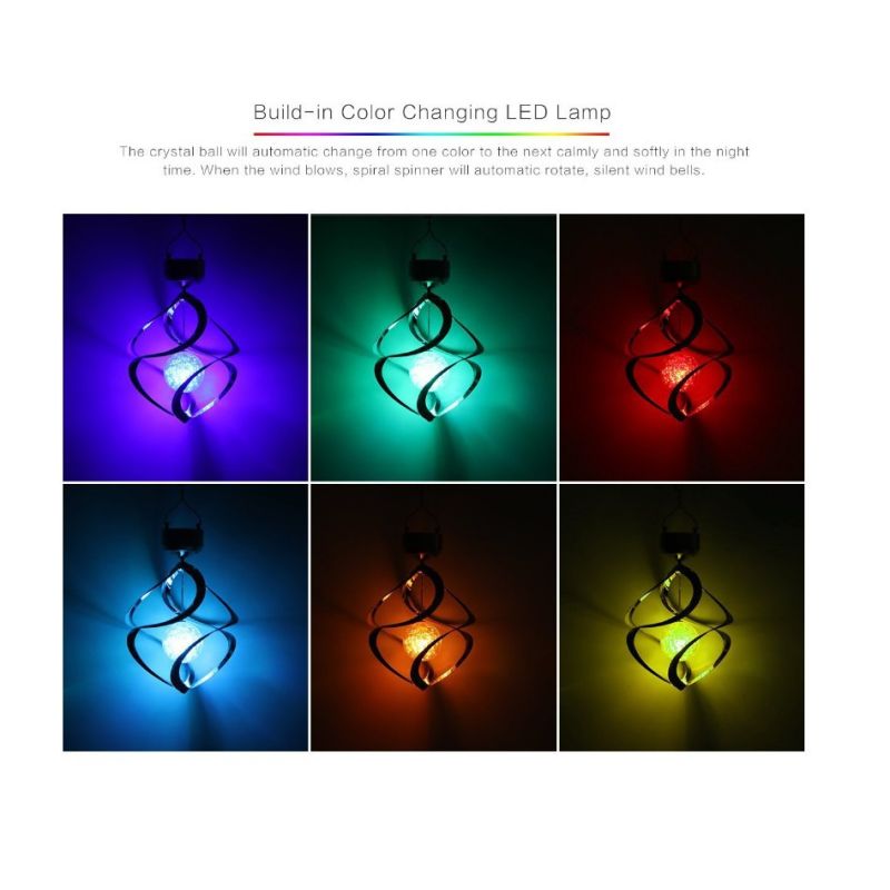 **Kouzelná Solární LED Zvonkohra: Měnící Barvy pro Venkovní Dekoraci & Klidnou Atmosféru!**