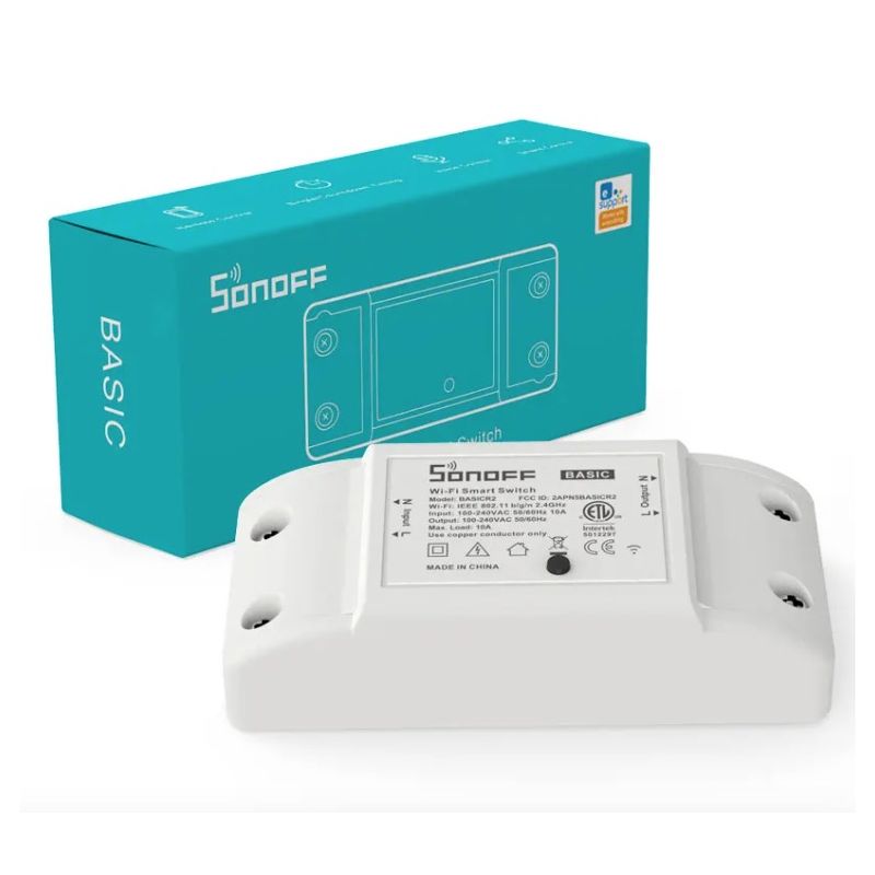 SONOFF Basic R2 Wifi přepínač pro chytrou domácnost dálkové ovládání eWeLink aplikace podpora Alexa Google Assistant