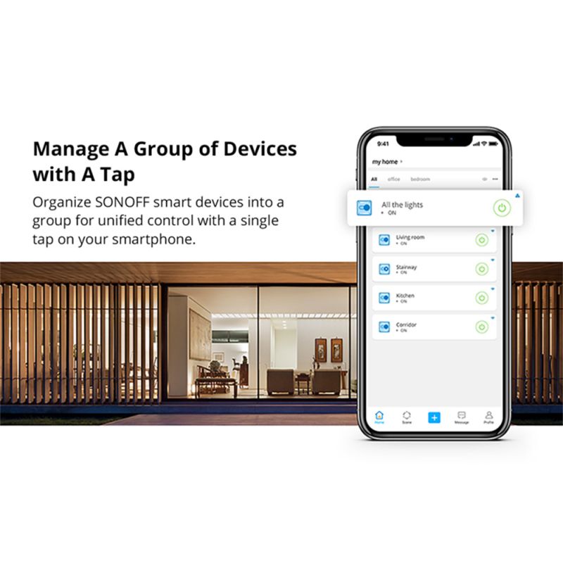 SONOFF Basic R2 Wifi přepínač: Chytrou domácnost ovládáte hlasem, aplikací, časovačem! Alexa, Google & eWeLink.