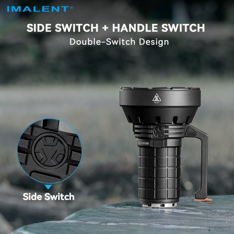 IMALENT SR16: Extrémní jas 55000 lumenů! LED svítilna s 1715m dosvitem pro outdoor/záchranu.