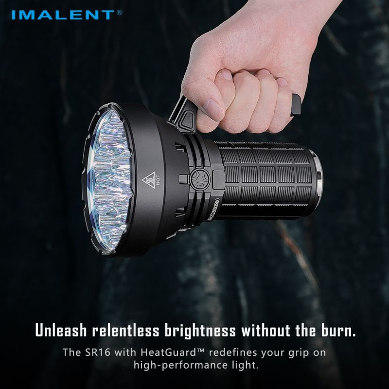 IMALENT SR16: Extrémní jas 55000 lumenů! LED svítilna s 1715m dosvitem pro outdoor/záchranu.