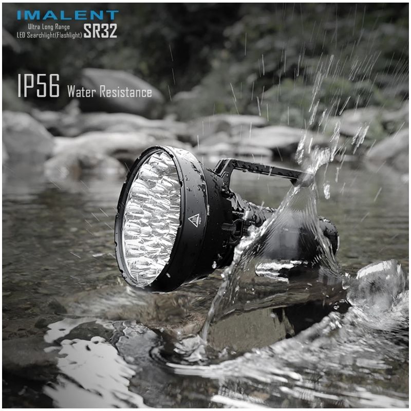 IMALENT SR32 120000lm Výkonná LED Svítilna s Dosvitem 2080m, Extrémně Odolná pro Outdoor & Dobrodružství