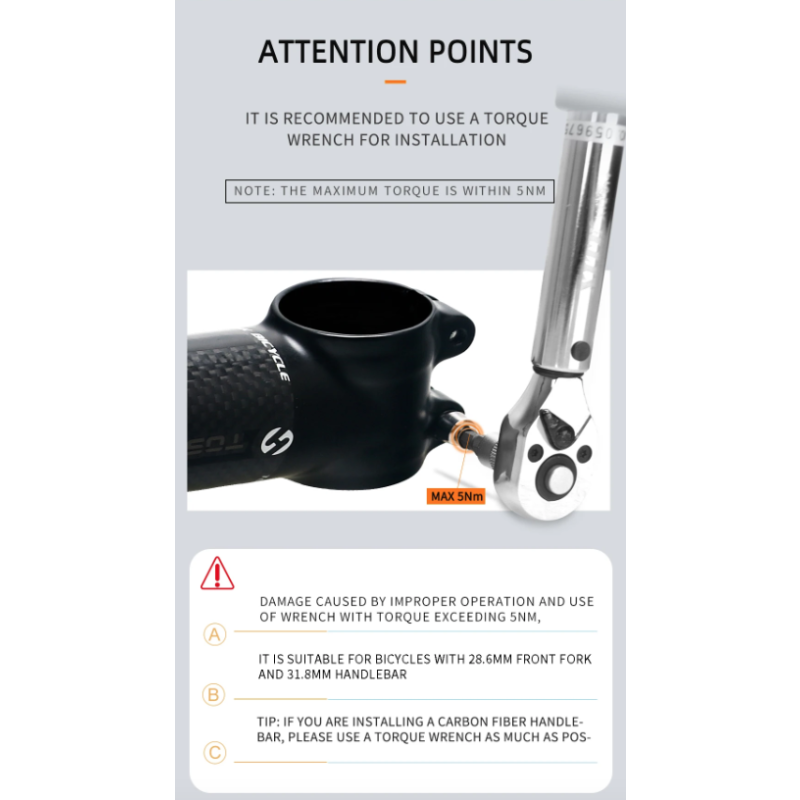 TOSEEK MTB Představec Řídítek 28.6/31.8mm Hliník/Karbon – Lehký & Odolný pro Cyklistické Nadšence