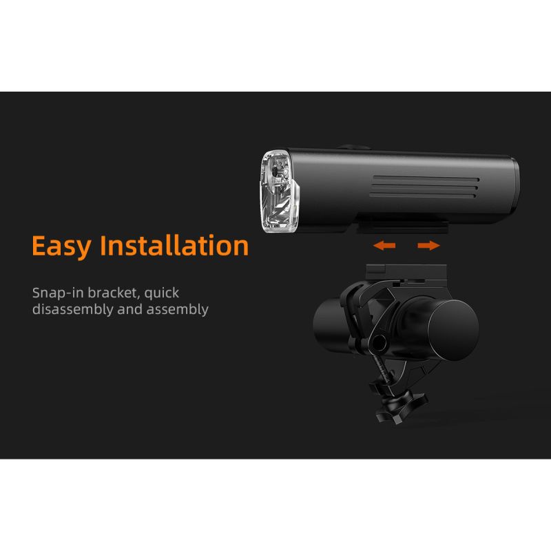 Prední svetlo na kolo SUPERFIRE BL12 1300LM USB dobíjecí 4800mAh LED svetlomet na kolo