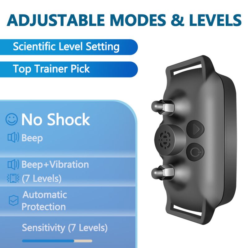 Malý ultrazvukový obojek proti štěkání pro psy – Bezpečný, účinný výcvik & pohoda Mazlíčků!