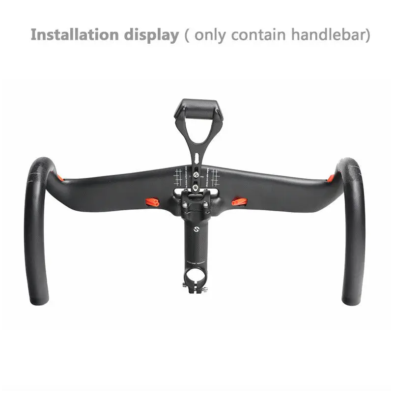 TOSEEK Karbonová Řídítka: 31,8mm, 400-440mm pro Silniční Kola, Lehká a Aerodynamická!