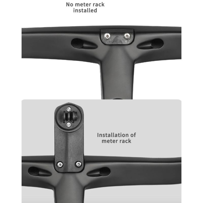 TOSEEK TR5500 Celokarbonový Představec, Matná Černá 28.6mm Řídítka pro Silniční Kolo, Ultralehké Cyklistické Díly