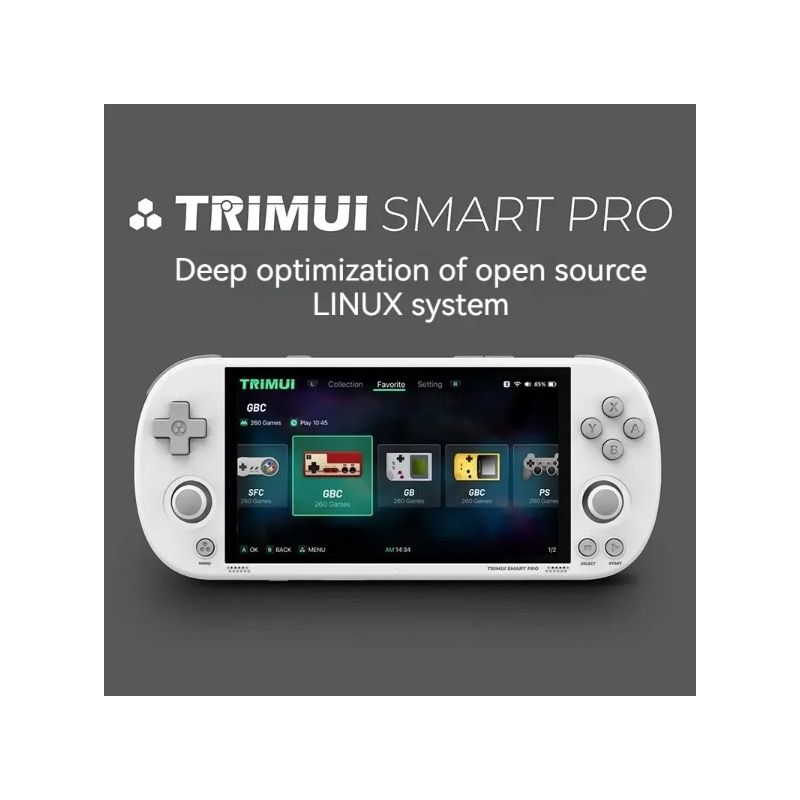 Trimui Smart Pro Vintage kapesní herní konzole, 4,96
