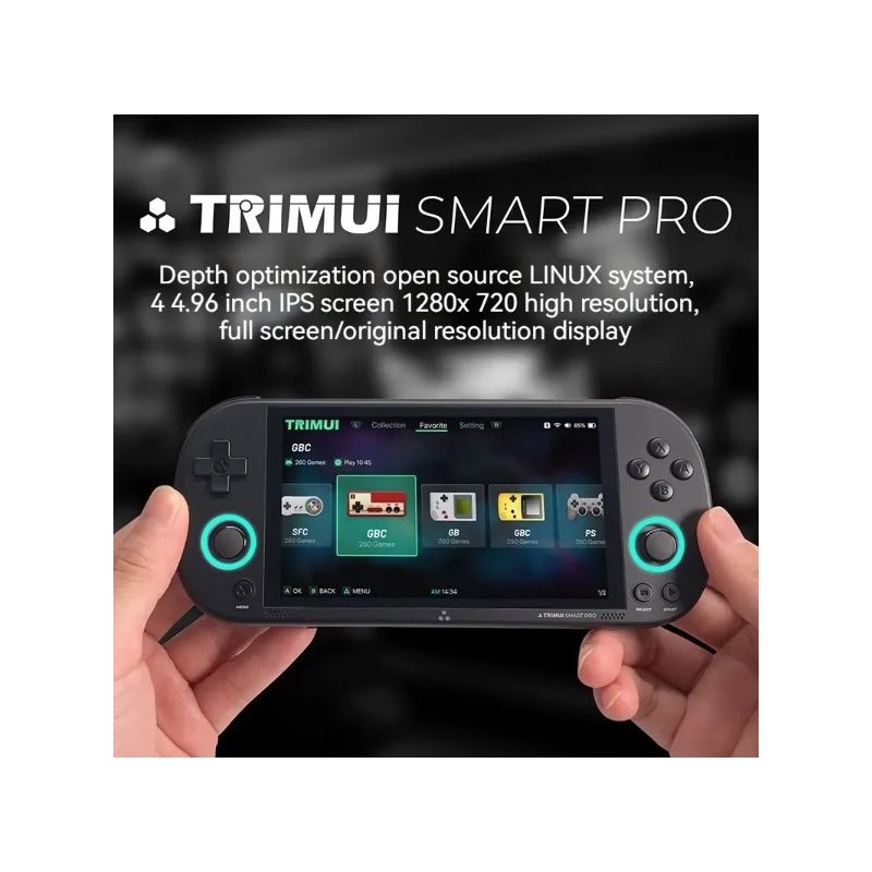 Trimui Smart Pro Vintage kapesní herní konzole, 4,96